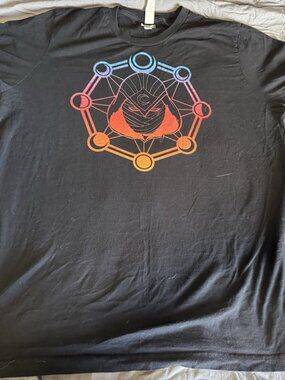 Marvel Moon Knight Rainbow Moon Phases Hot Topic T-shirt XL